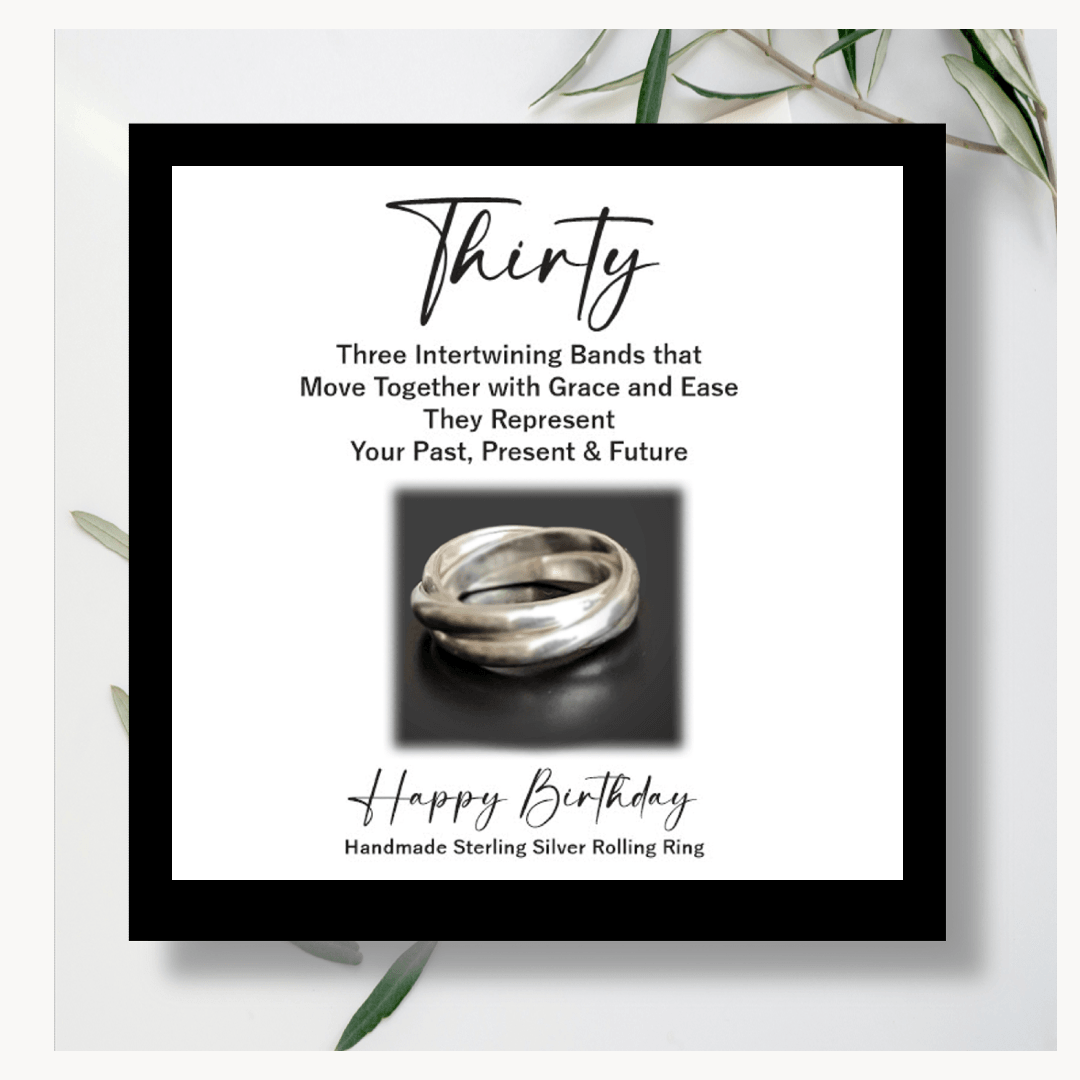 Classic Rolling Ring to Celebrate 30th Birthday