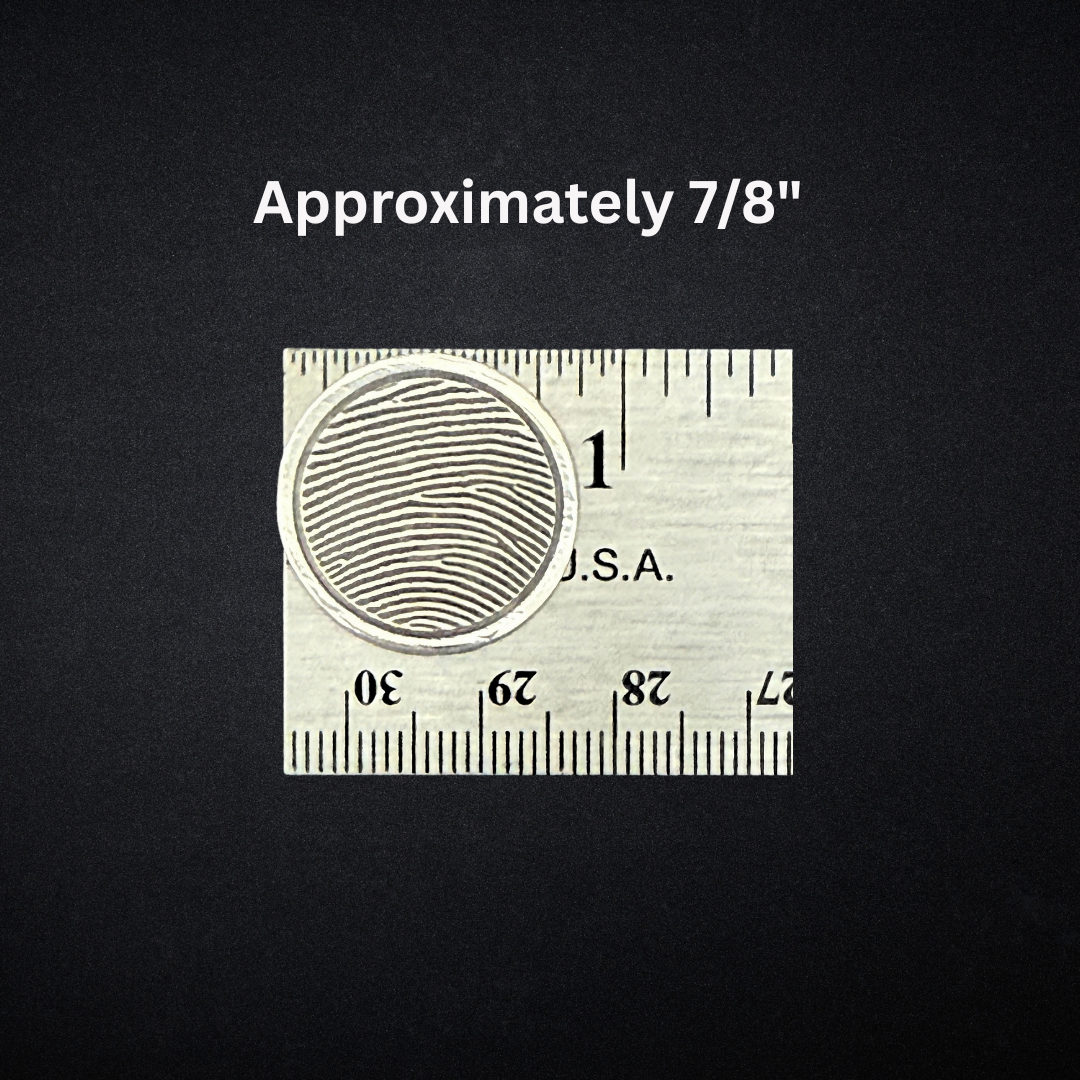 Personalized Sterling Golf Ball Marker