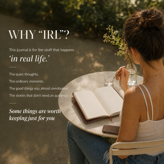 Analog IRL Journal | Offline Thoughts & Things I Didn't Post | Screen Free Gift