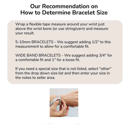 recommendation on determining bracelet size