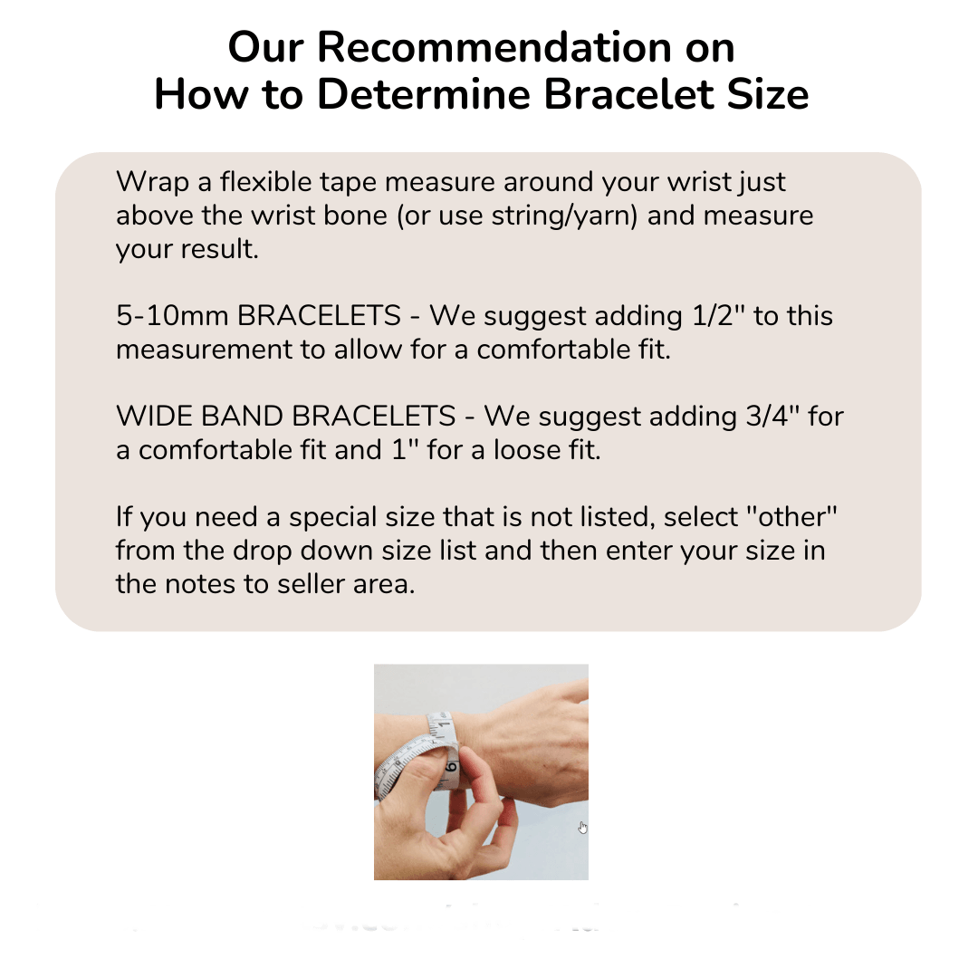 recommendation on determining bracelet size