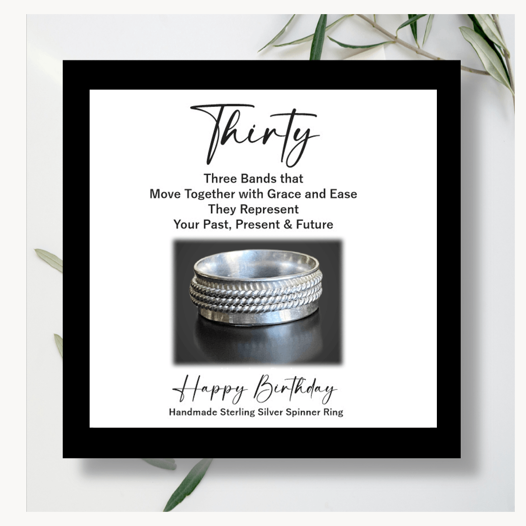 Symbolic Spinner Ring to Celebrate 30th Birthday