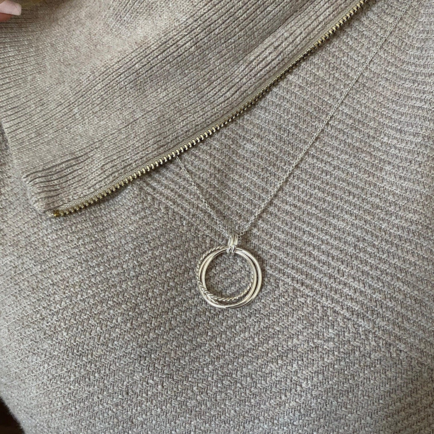 30th Milestone Birthday - Sterling Silver Symbolic Necklace