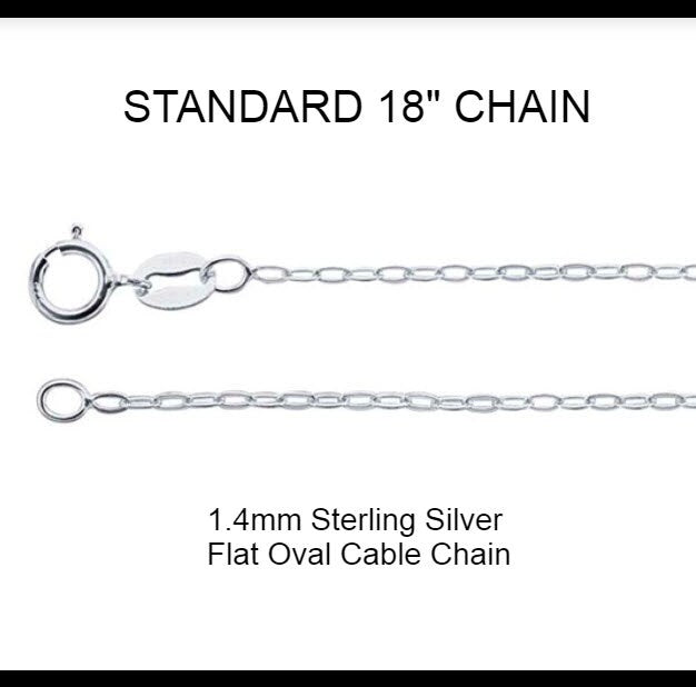 30th Milestone Birthday - Sterling Silver Symbolic Necklace