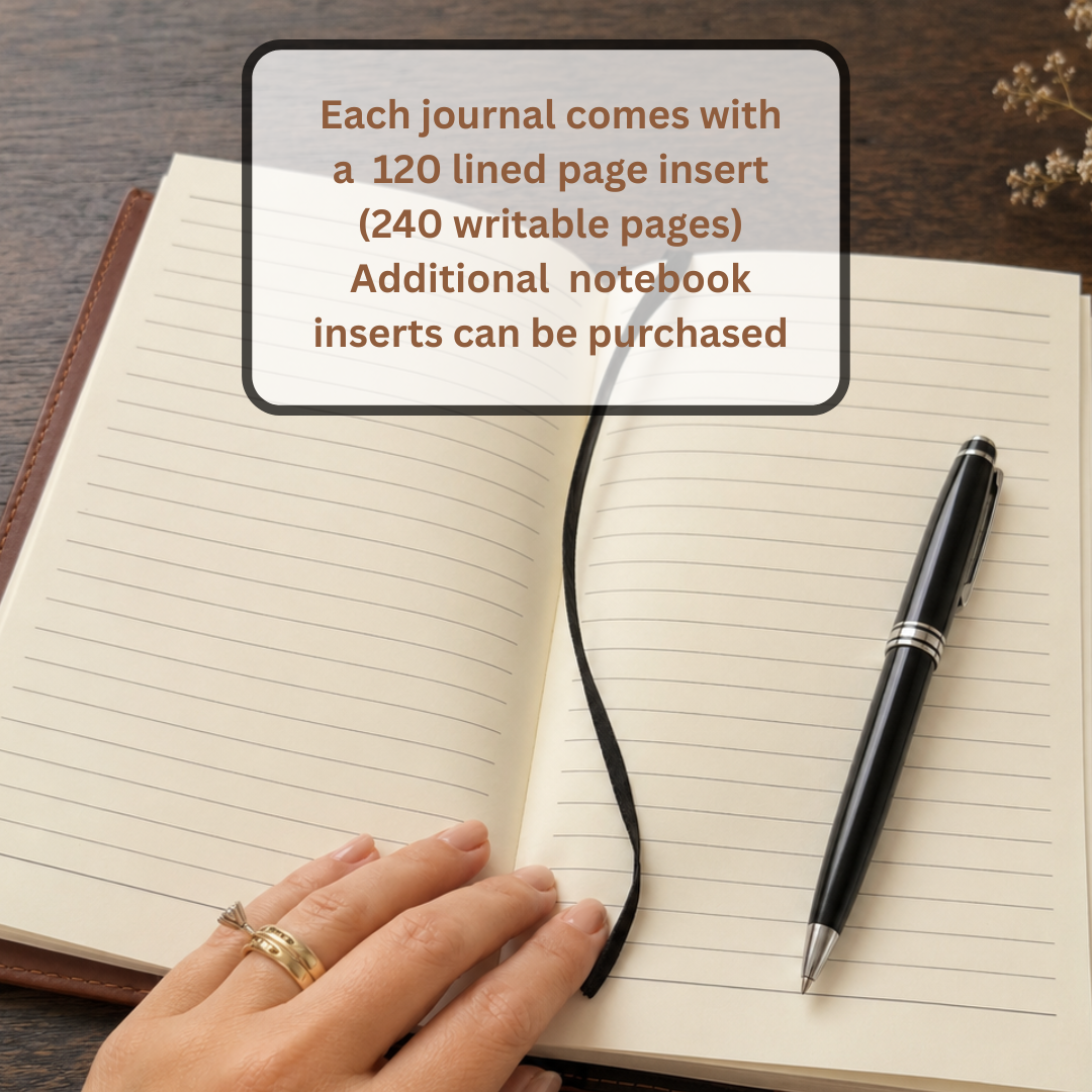 Remembrance Journal Personalized with Engraved Fingerprint, Name and Verse for Loss of Loved One