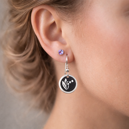 May Birthday Gift | Birth Month Flower Earrings | Lily of the Valley | Born in May