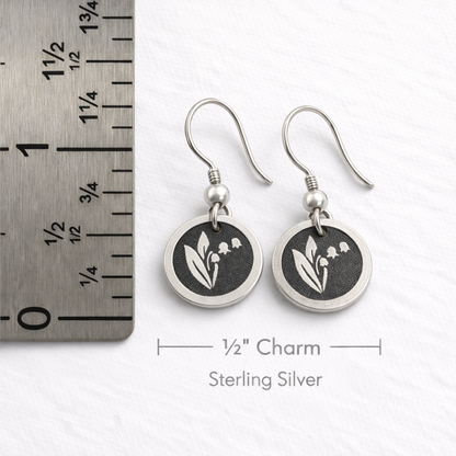 May Birthday Gift | Birth Month Flower Earrings | Lily of the Valley | Born in May