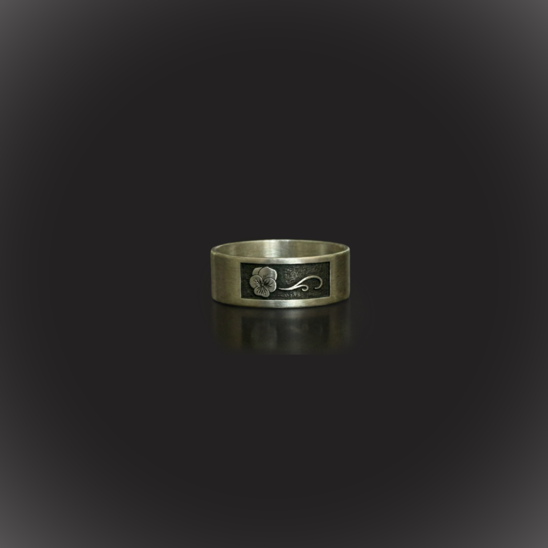 february violet ring band